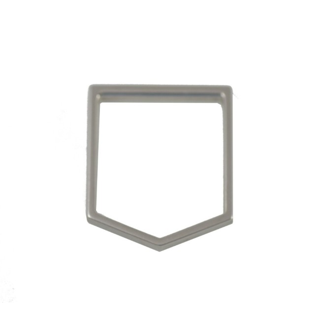 Zawieszka Kwadro chrom-mat - 10 szt