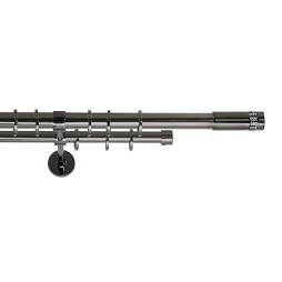 Karnisz Gral fi 25/19 podwójny, kolor onyx – Xantos (G250033)