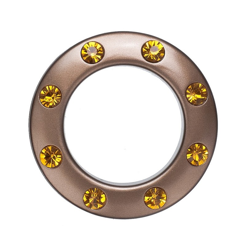 Przelotka uniwer. KOŁO AMBER duża rdza mat - średnica wewnętrzna 35,5 mm - 5 szt Przelotka uniwer. KOŁO AMBER duża rdza mat - średnica wewnętrzna 35,5 mm - 5 szt