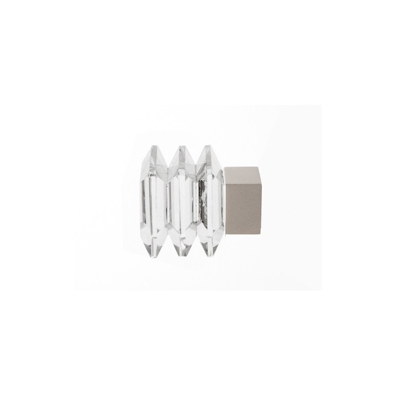 Końcówka Kwadro chrom mat - KWADRO CRYSTAL (Para)