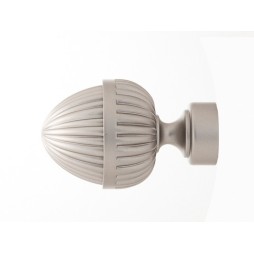 Końcówka Gral fi 25 chrom mat - Odeon (Para)