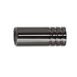 Końcówka Gral fi 25 onyx (ciemny chrom) - Modulo (Para)