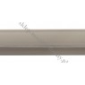 Drążek Kwadro chrom mat - 140cm