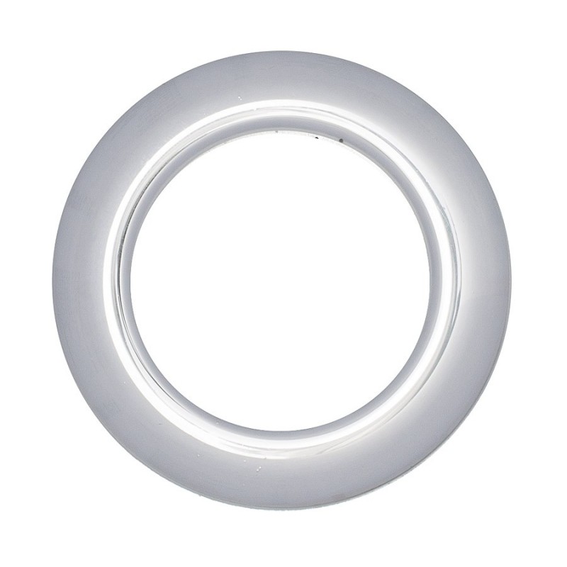 Przelotka KOŁO mała chrom połysk - średnica wewnętrzna 20 mm - 10 szt