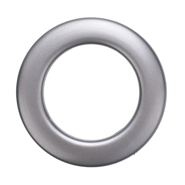 Przelotka KOŁO mała grafit mat - średnica wewnętrzna 20 mm - 10 szt