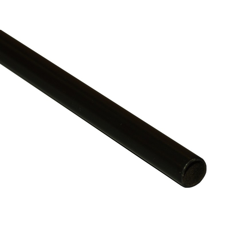Drązek - rura karnisza dł. 150 cm - czarny matowy (stal nierdzewna)