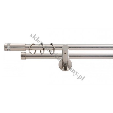 Karnisz Gral fi 19 mm, podwójny - Xantos (G190029)