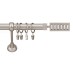 Karnisz Gral fi 19 mm, pojedynczy, kolor chrom mat - Escala (G190032)