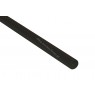 Drążek Gral gładki fi 19 mm czarny połysk - 180cm