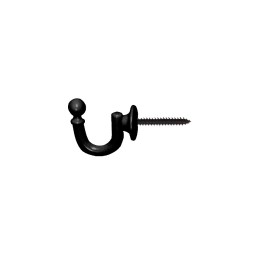 Uchwyt czarny połysk hak mini 35 mm
