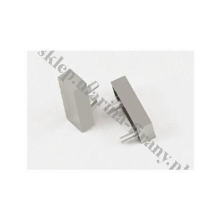Zaślepka - zakończenie do profila Modern 40 inox (aluminium) - 1 para