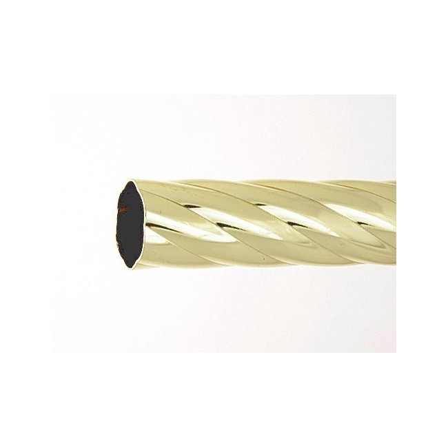 Drążek twister Gral fi 25 mosiądz - 240cm