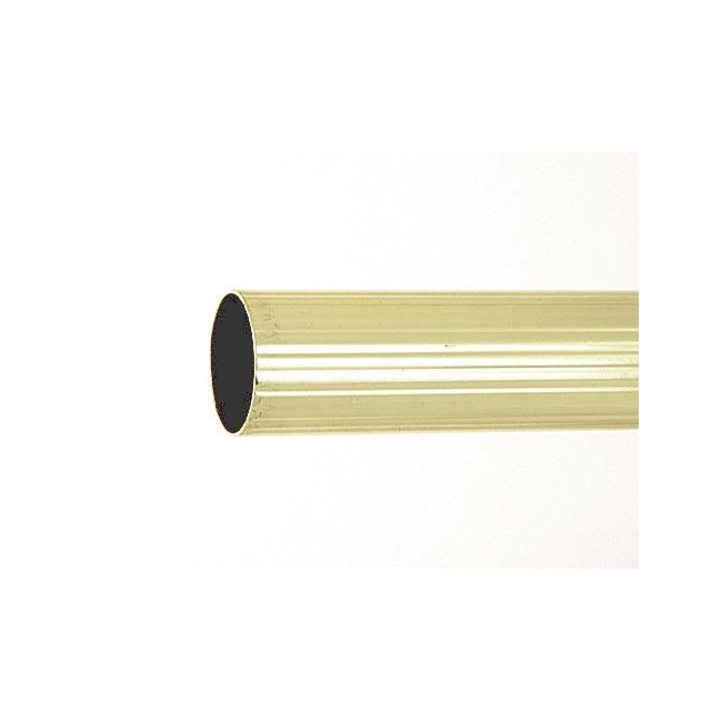 Drążek ryflowany Gral fi 25 mosiądz - 200cm