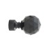 Końcówka Gral fi 19 mm czarny matowy - Kula Crystal Black (Para)