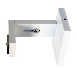Wspornik do karniszy Top Line dł. 9 cm - kolor biały połysk - 1 szt