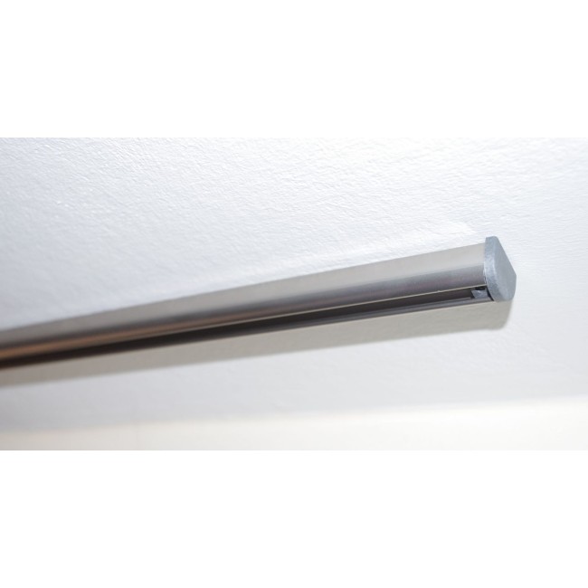 Szyna sufitowa Techno 15 inox STH15-02 – profil zamontowany przy suficie