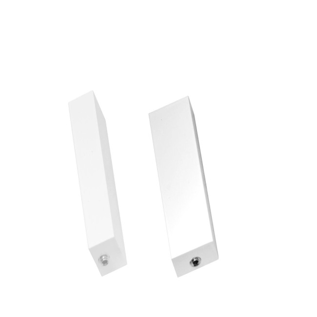 Zaślepka - zakończenie do profila Modern 60 biała (aluminium) - 1 para