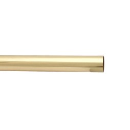 Drążek - rura karnisza fi 20 mm dł. 150 cm - poler (mosiądz)