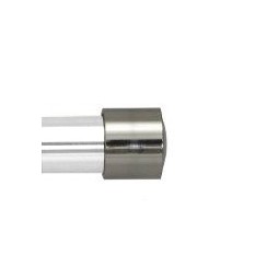 Zaślepka do profilu - rury 20 mm - inox poler (stal nierdzewna) - 1 szt