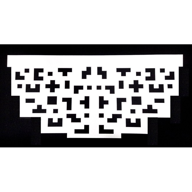 Ażur do firan wzór AZ62 Pixel