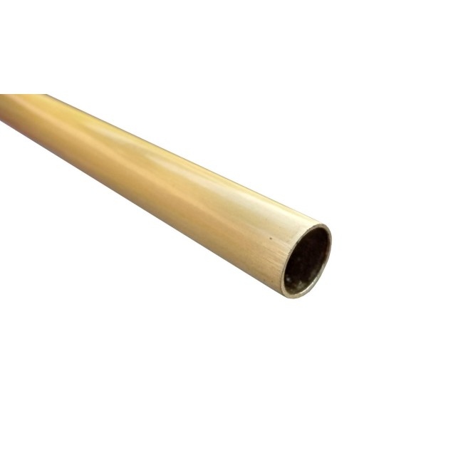 Drążek - rura karnisza fi 30 mm dł. 150 cm - satyna (mosiądz)