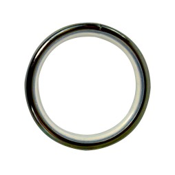 Kółko ciche okrągłe Gral fi 25 onyx - ciemny chrom - 10 szt