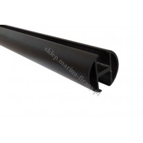 Profil szynowy Gral fi 25 czarny matowy - 160cm