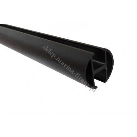 Profil szynowy Gral fi 25 czarny matowy - 240cm