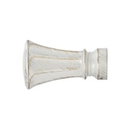 Końcówka Gral fi 35 mm biało złoty - Fanfare (Para)