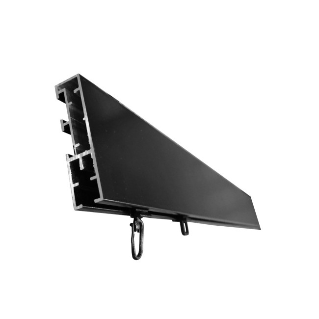Profil szynowy Modern 60 dł. 200 cm - czarny matowy (aluminium)