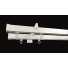 Karnisz podwójny Modern 30 biały połysk MDH3005