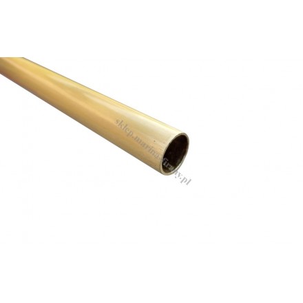 Drążek - rura fi 12 mm - 125 cm satyna (mosiądz) Drążek - rura fi 12 mm - 125 cm satyna (mosiądz)