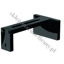 Wspornik do karniszy Top Line dł. 15 cm - kolor czarny połysk - 1 szt