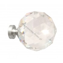 Końcówka do profilu - rury 30 mm Kula Cristal 70 mm - inox (stal nierdzewna) - 1 szt