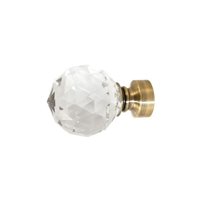 Końcówka Gral fi 19 antyk - Kula Crystal