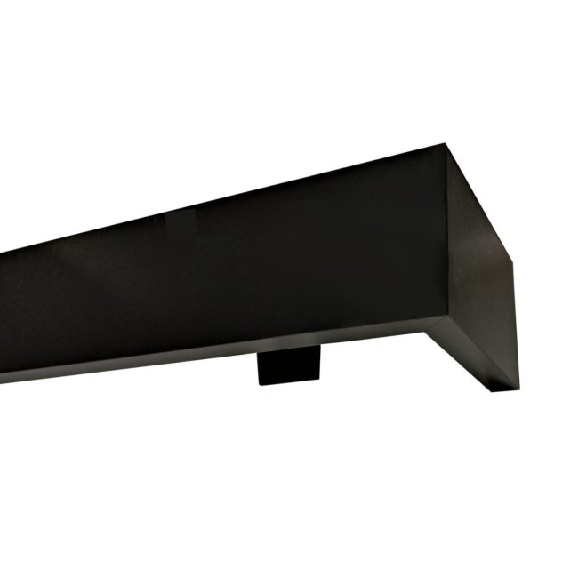 Maskownica  - osłona aluminiowa 101 mm ścienna czarna matowa P101V011