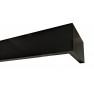 Maskownica  - osłona aluminiowa 101 mm sufitowa czarna matowa P101H011