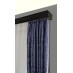 Maskownica  - osłona aluminiowa 60 mm ścienna z dwiema szynami czarna matowa P61V013