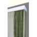 Maskownica - osłona aluminiowa 101 mm ścienna z jedną szyną biała P101V002