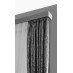 Maskownica  - osłona aluminiowa 60 mm ścienna z dwiema szynami kolor inox P61V043
