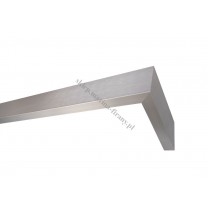 Maskownica - osłona aluminiowa 60 mm sufitowa kolor inox P61H041