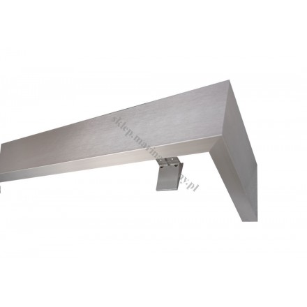 Maskownica  - osłona aluminiowa 101 mm ścienna inox P101V041