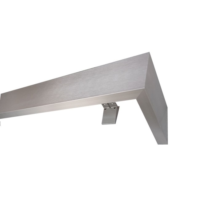 Maskownica  - osłona aluminiowa 101 mm ścienna inox P101V041
