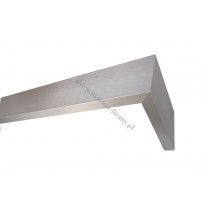 Maskownica - osłona aluminiowa 101 mm sufitowa kolor inox P101H041