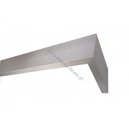 Maskownica  - osłona aluminiowa 101 mm sufitowa kolor inox P101H041
