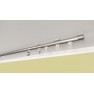 Szyna sufitowa Techno 20  pojedyncza, inox (SUW0042) - stal nierdz. - aluminium