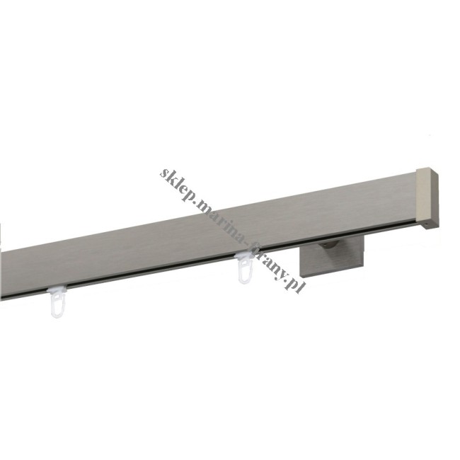 Karnisz szynowy pojedynczy Modern 40 inox (TH0006)