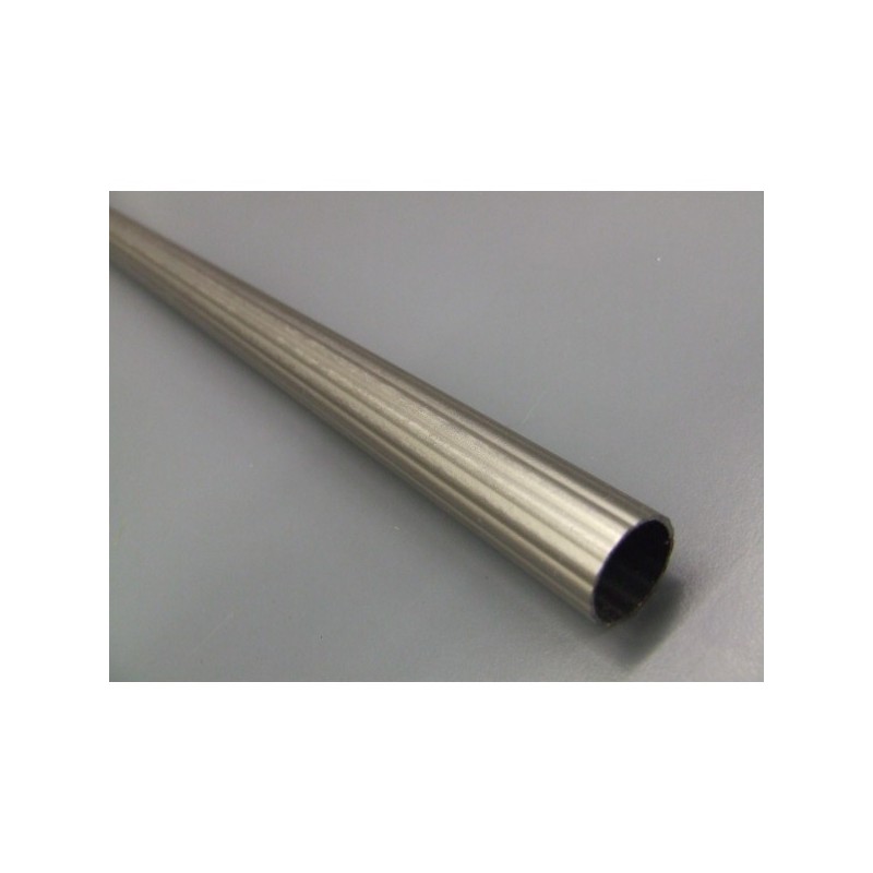 Drążek ryflowany Gral fi 16 chrom mat - 200cm Drążek ryflowany Gral fi 16 chrom mat - 200cm