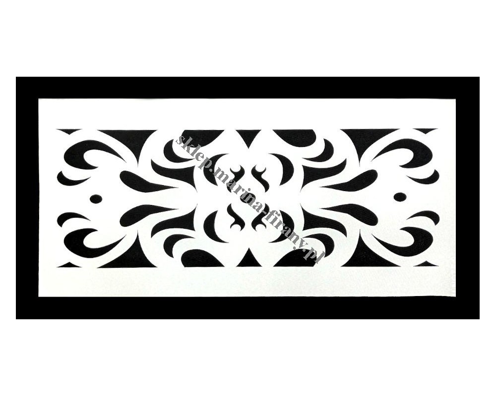 Wstawka ażurowa Royal, biały dwuwarstwowy szer 55 cm - okazja nr 57