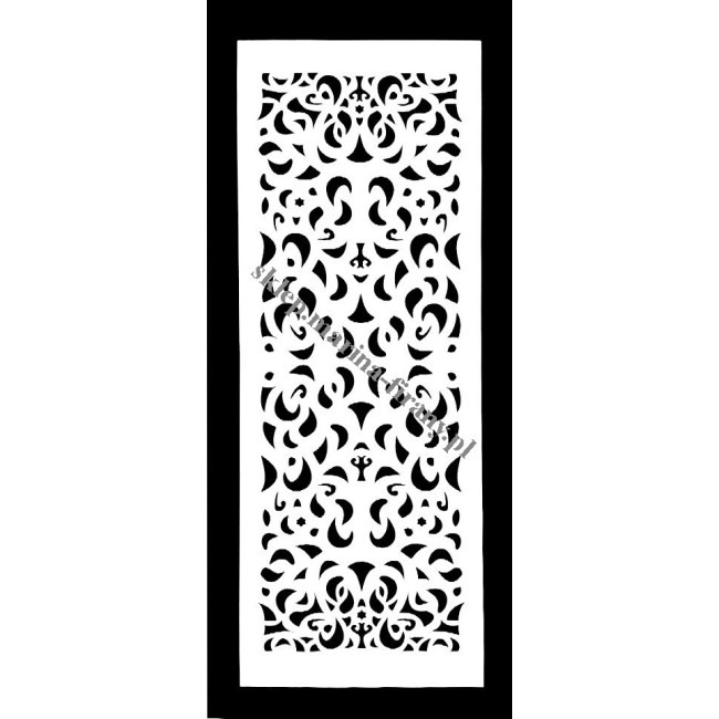 Panel ażurowy  Verdi 30x80 cm dwuwarstwowy biały - odrzut nr 224